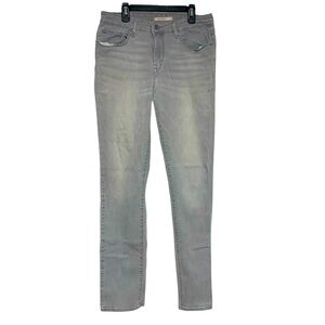 Levi Mid Rise Skinny Jeans Women's Gray size 31